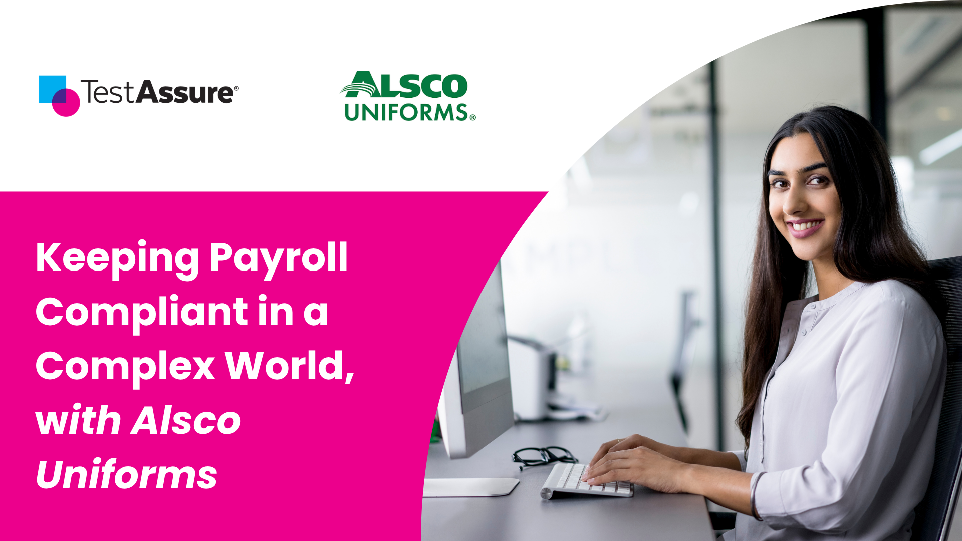 Webinar title slide - Keeping Payroll Compliant in a Complex World